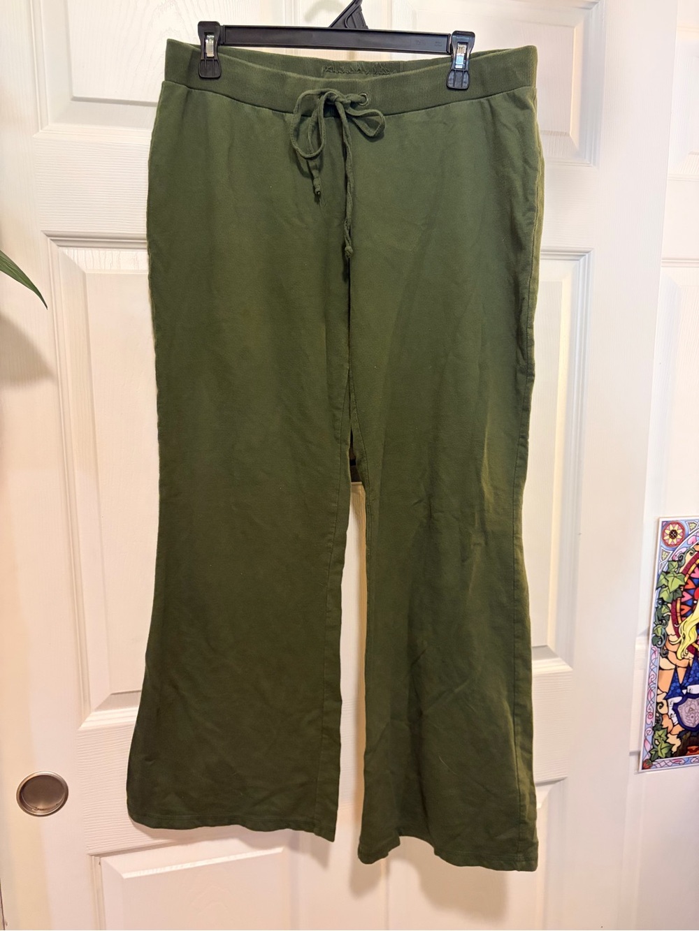 Arizona Jean Company Olive Drawstring Wide-Leg Pants